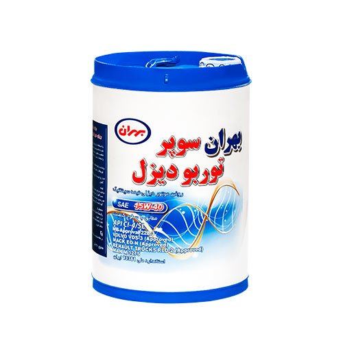 روغن موتور بهران مدل سوپر توربو دیزل CI4 حجم 20 لیتر (15W-40)