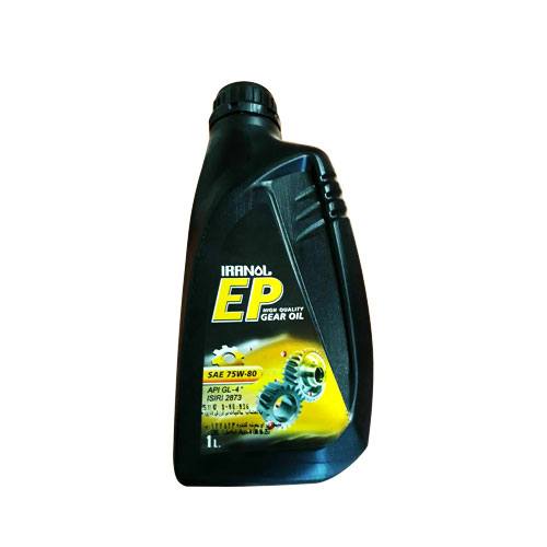 روغن گیربکس دستی ایرانول EP حجم 1 لیتر (75w-80)