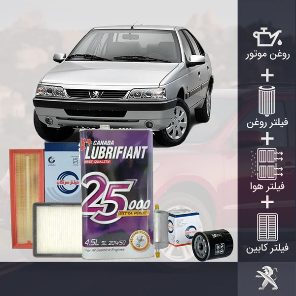 پکیج پژو 405 مدل XU7 طلائی